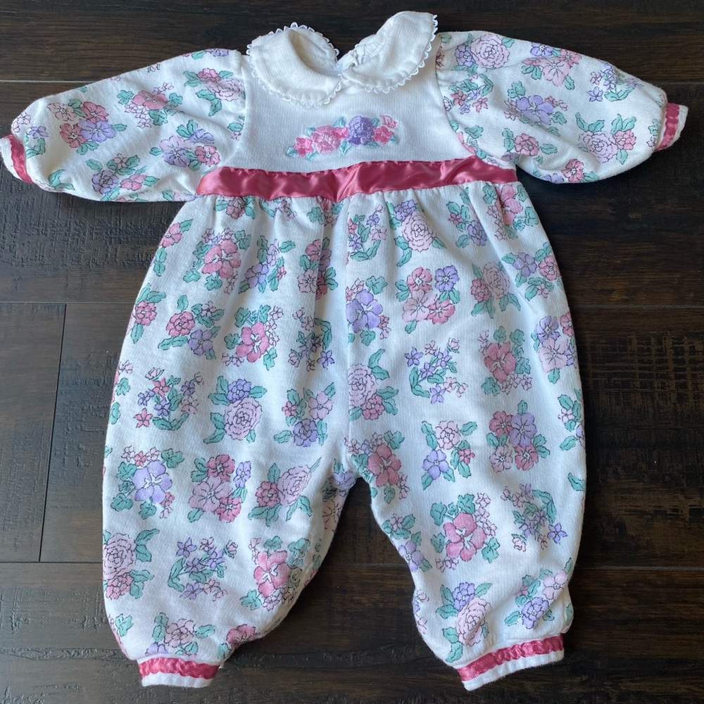 Vintage Baby Dior Floral Outfit